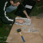 die gipsform bearbeiten