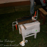 die form mit alufolie auslegen