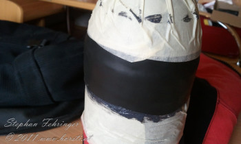 Roll the new drysuit seal back in its final position. Be careful, You have only one chance!