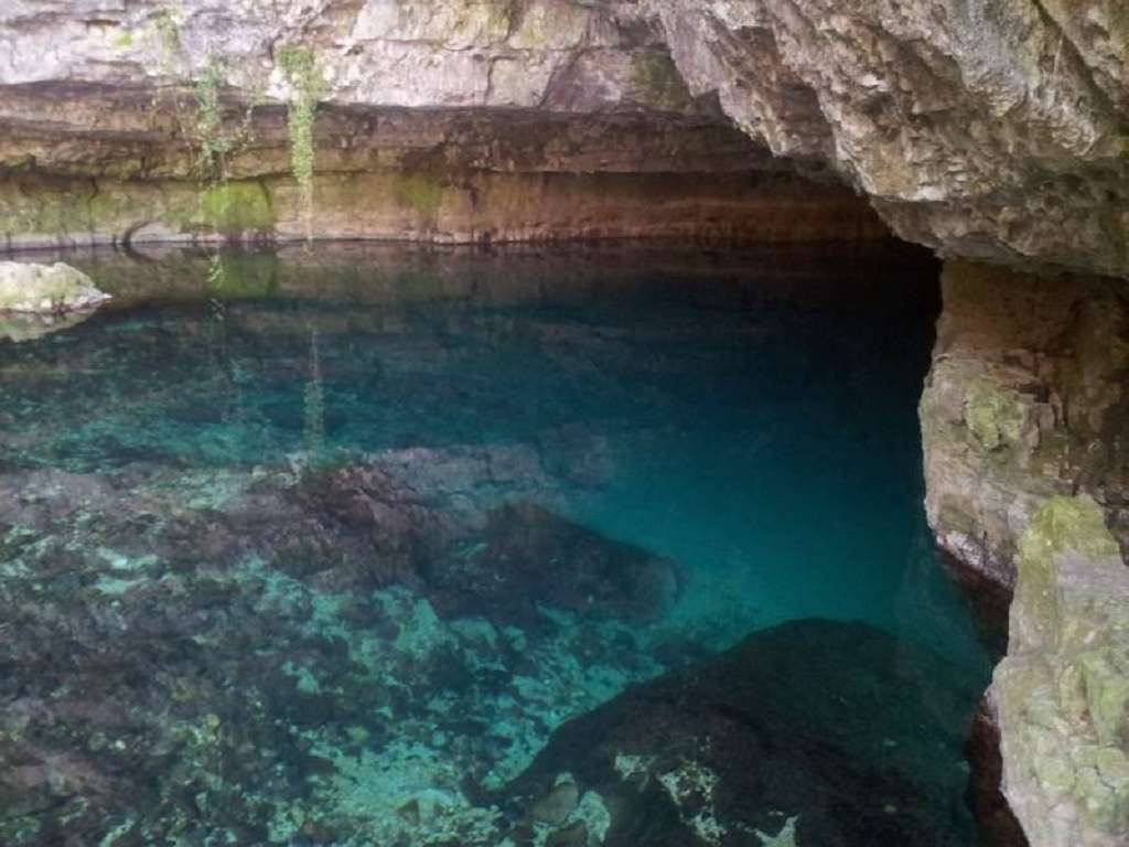 entrance of the oliero cave system
