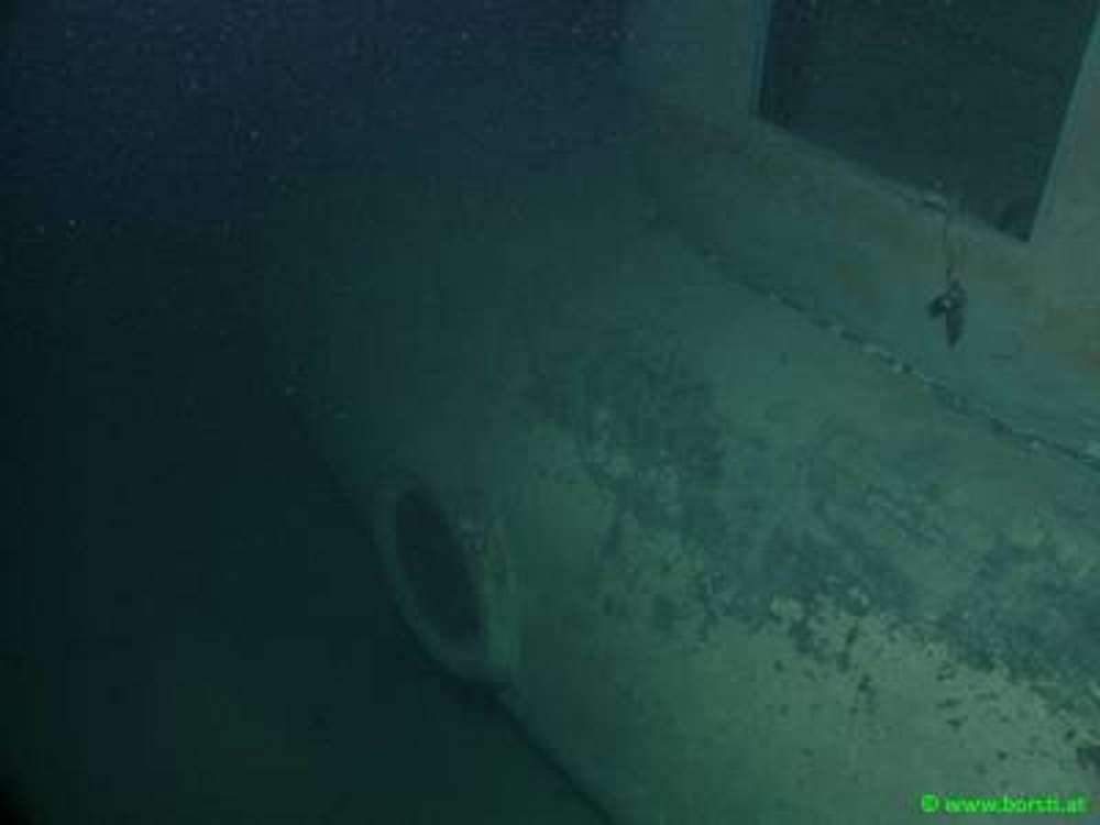 submarine at lake attersee austria