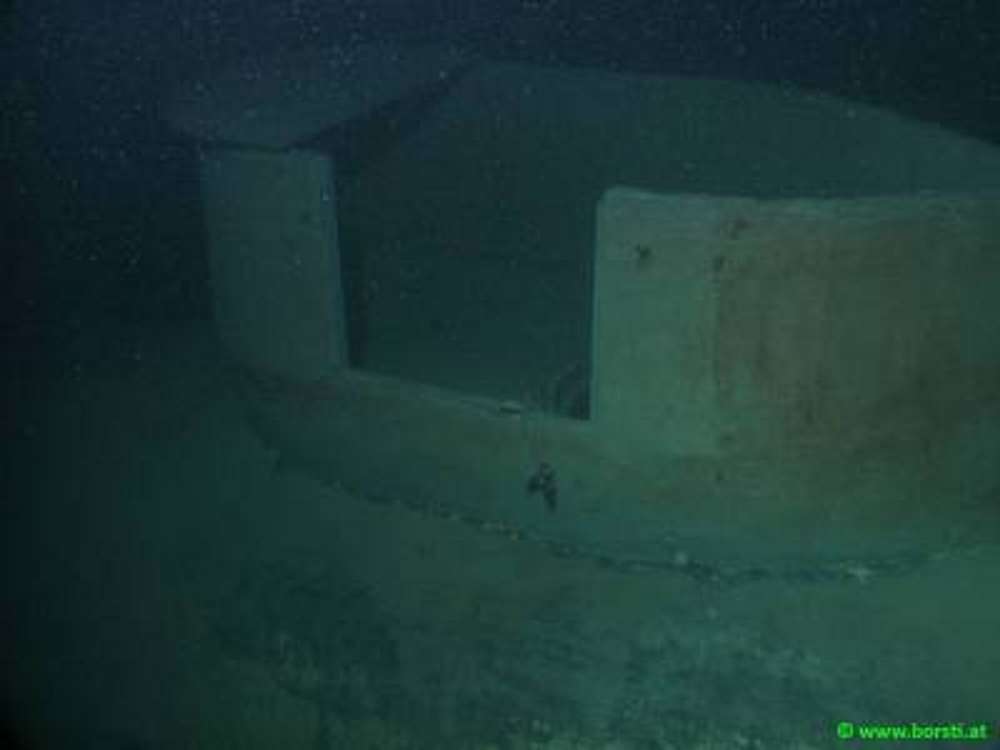 submarine at lake attersee austria