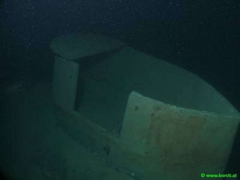 submarine at lake attersee austria