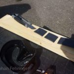 cutting the shrink tube